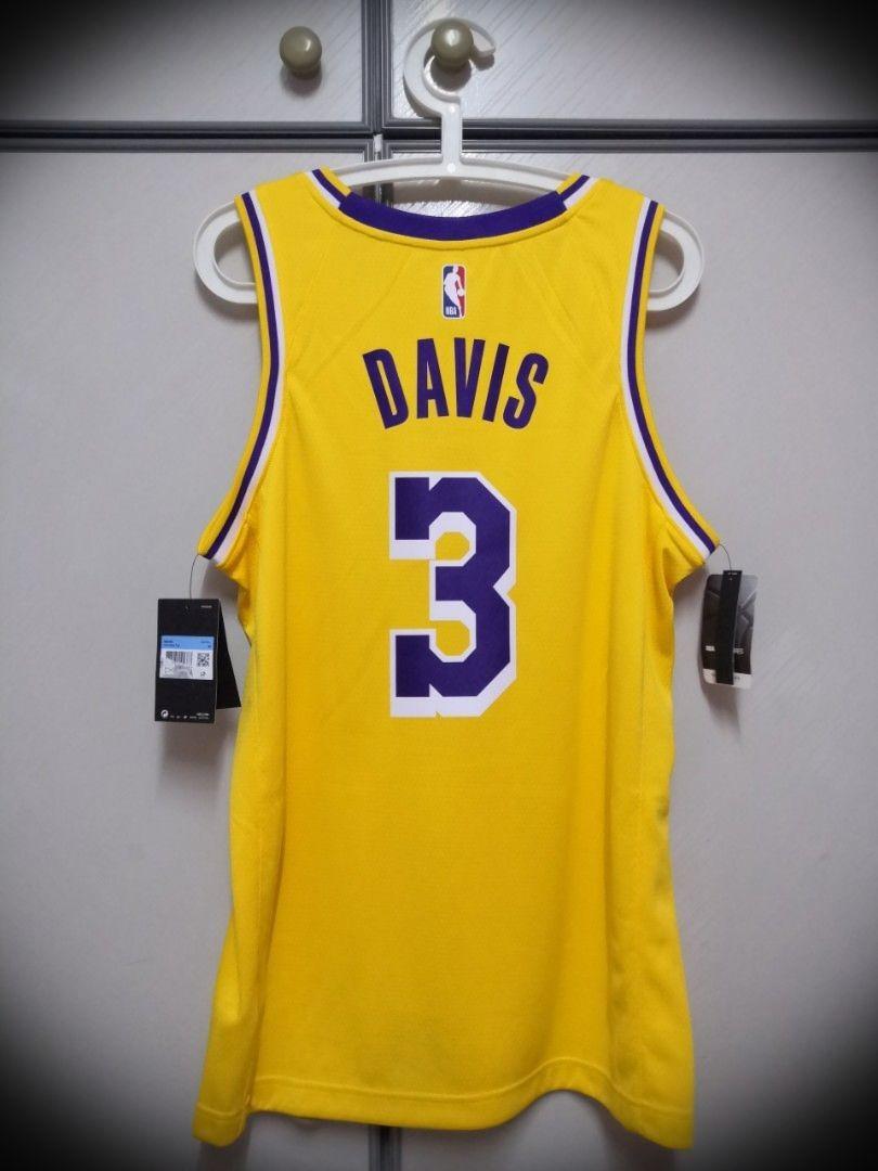 Nike NBA LA Lakers Davis #3 Swingman Jersey