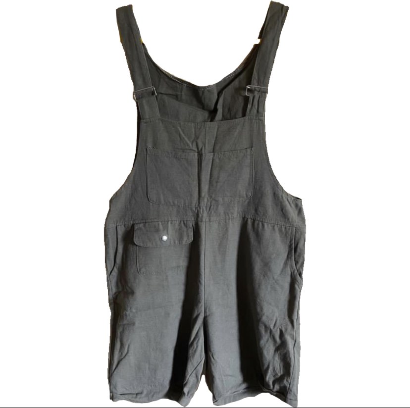 olive green short overalls, Women's Fashion, Dresses & Sets, Rompers on