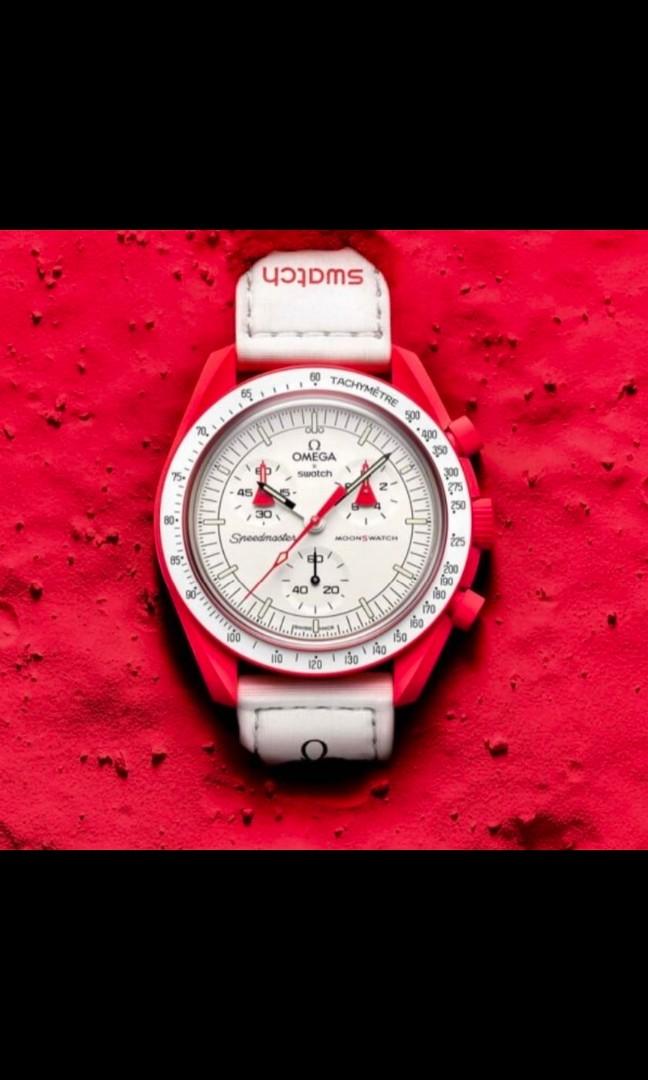 Omega swatch, Men's Fashion, Watches & Accessories, Watches on Carousell
