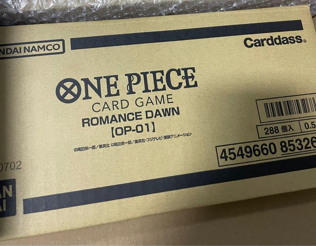In-Stock] One Piece Romance Dawn Booster Box [SEALED CASE] OP01 OP02 OP03  OP04 EB01, Hobbies & Toys, Toys & Games on Carousell