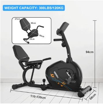 Recumbent exercise bike for home sales