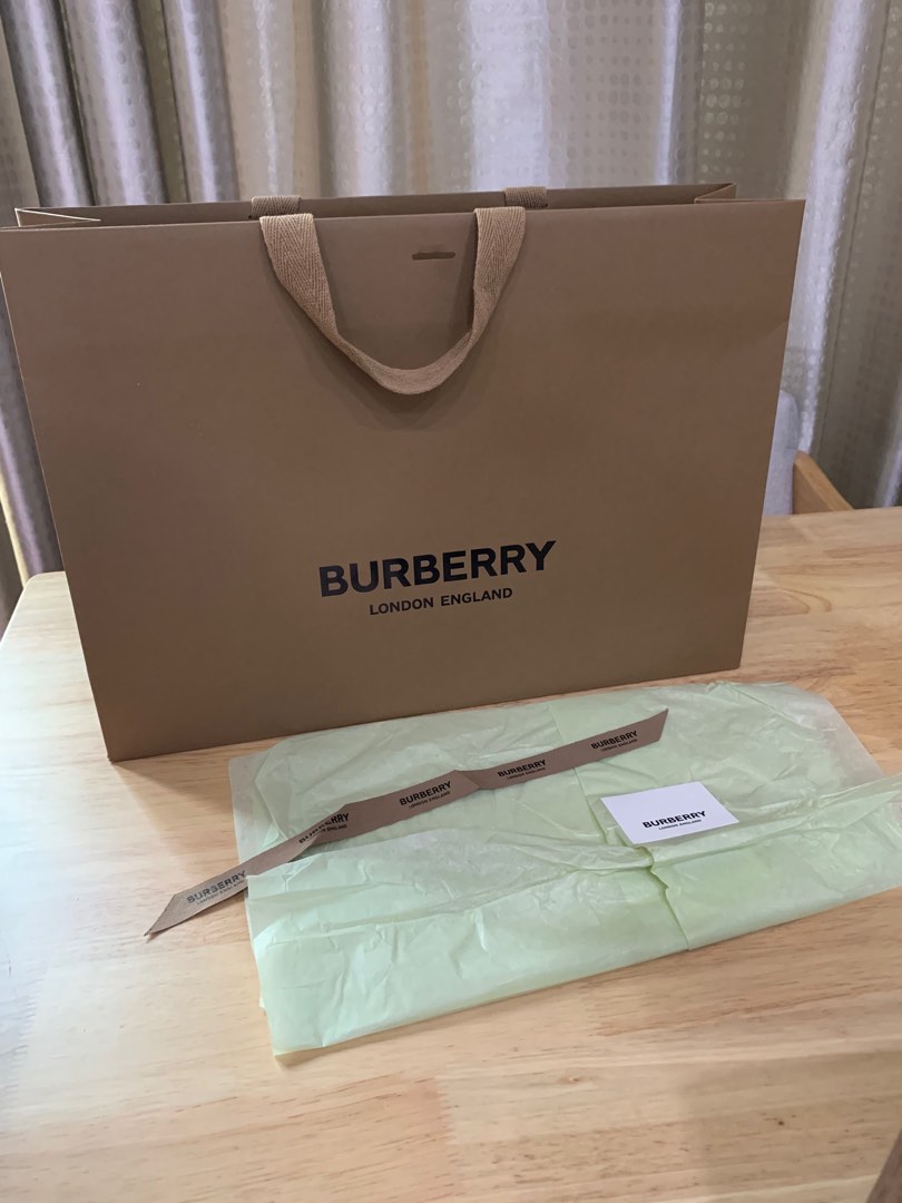 ORIGINAL BURBERRY PAPER BAG, Luxury, Bags & Wallets on Carousell