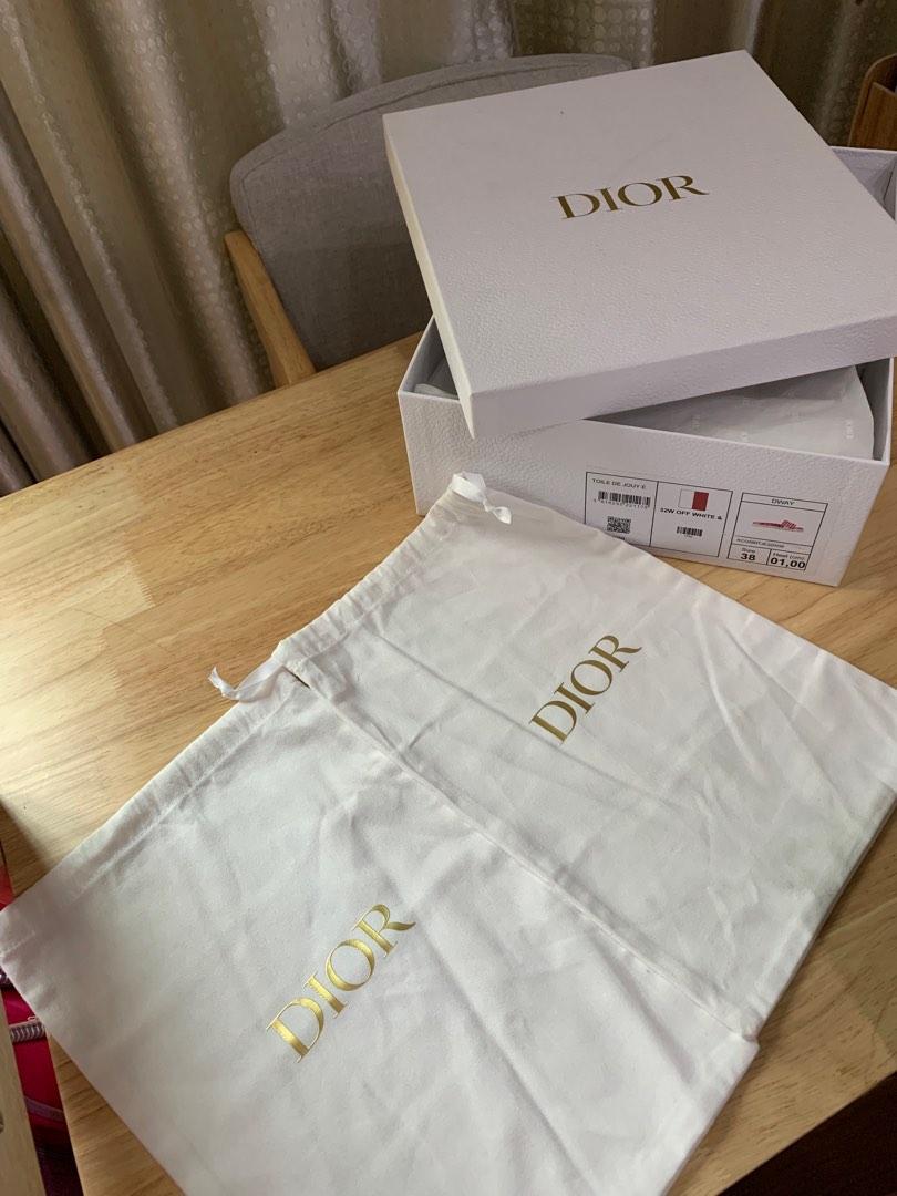 Dior dust bag and box online