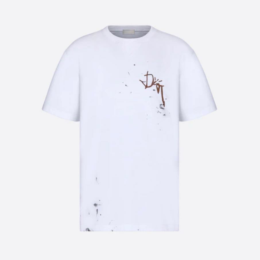 Christian Dior Cactus Jack Oversized T-Shirt (White, Size M), Luxury ...