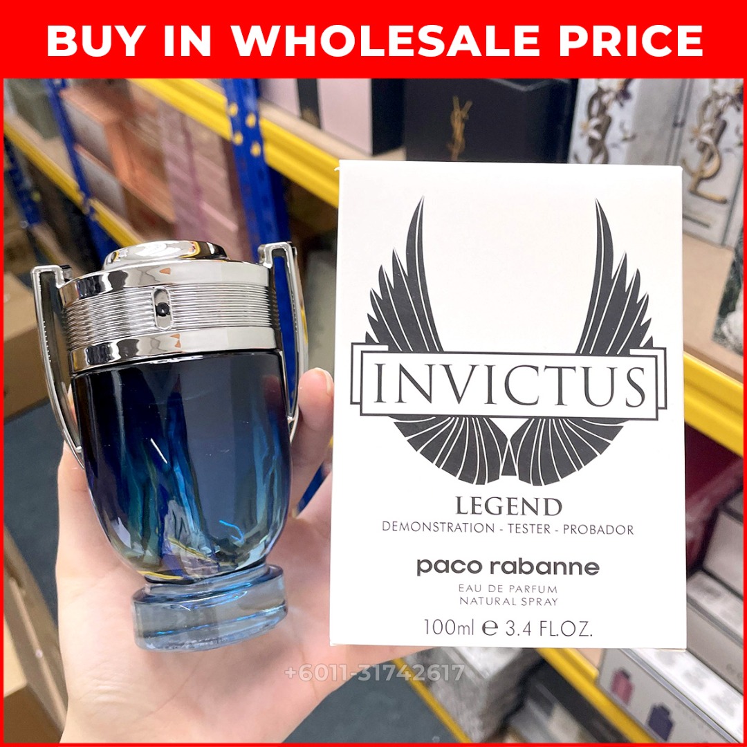 Paco Rabanne Invictus Legend EDP 100ML Eau de Parfum for Men Tester Unit,  Beauty & Personal Care, Fragrance & Deodorants on Carousell