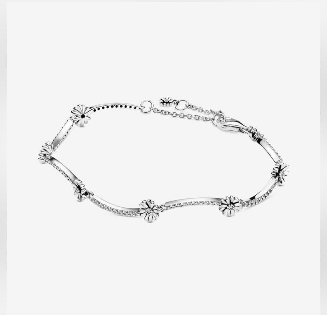 pandora silver authentic daisy bracelet Women s Fashion Jewelry