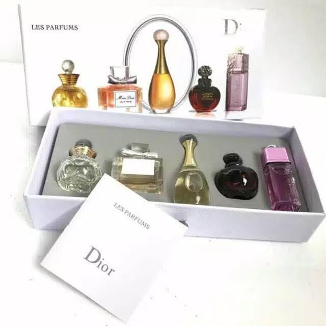 Miss DIOR Les Parfums Variety Box Miniature Gift Set of 5pcs x