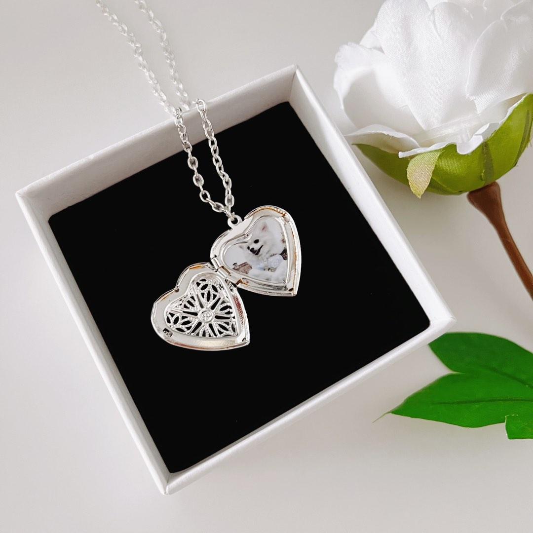 Wedding locket necklace outlet