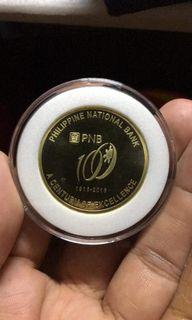 PNB COMMEMORATIVE MEDAL A  CENTURY OF EXCELLENCE w/ box & coa