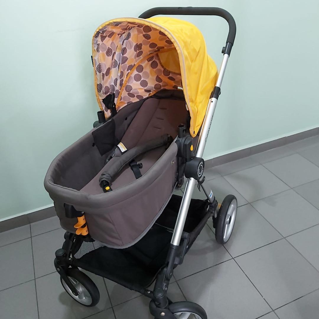 Collect tonight 27Dec22 Contours Pram Stroller Yellow Babies