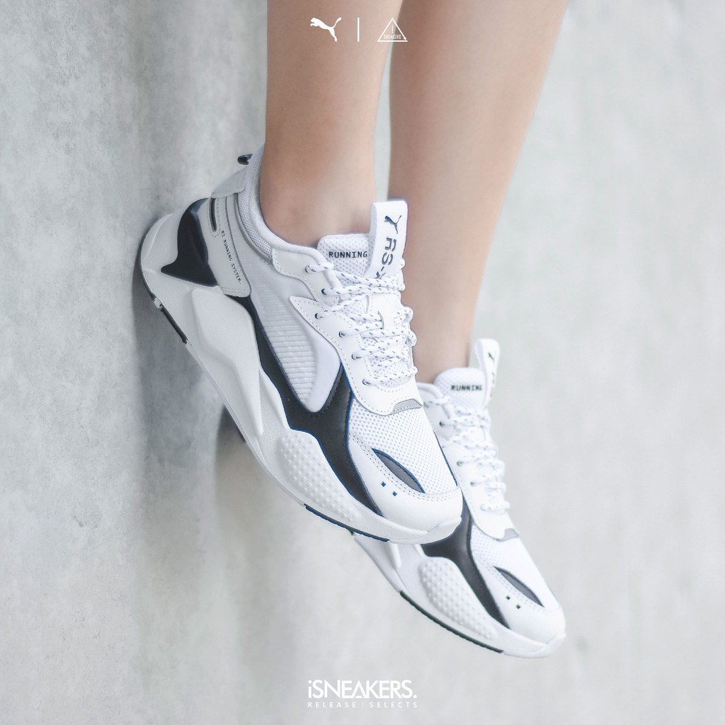 Puma rsx black and white hotsell