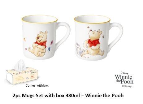 Pyrex 2pc Mug Set - Winnie the Pooh - HKS1772, Furniture & Home Living ...