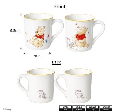 Pyrex 2pc Mug Set - Winnie the Pooh - HKS1772, Furniture & Home Living ...
