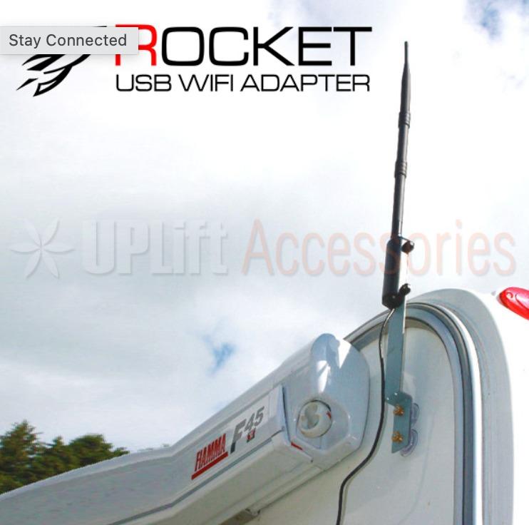 Rocket Outdoor Long-Range USB Wifi Receiver 5-Meter Cable (Category: Cables & Adaptors) located in Marikina City. Submitted by skowshop (Listing ID 1183389277, Image 1). Description: About this item: Stay Connected Wherever You Are - Don't let your outdoor trips hinder you from accessing the internet. Whenever there is a Wifi source nearby, stay connected even when you are roughing it outdoors. Made for the Outdoors - Rocket USB Wifi Adapter. The