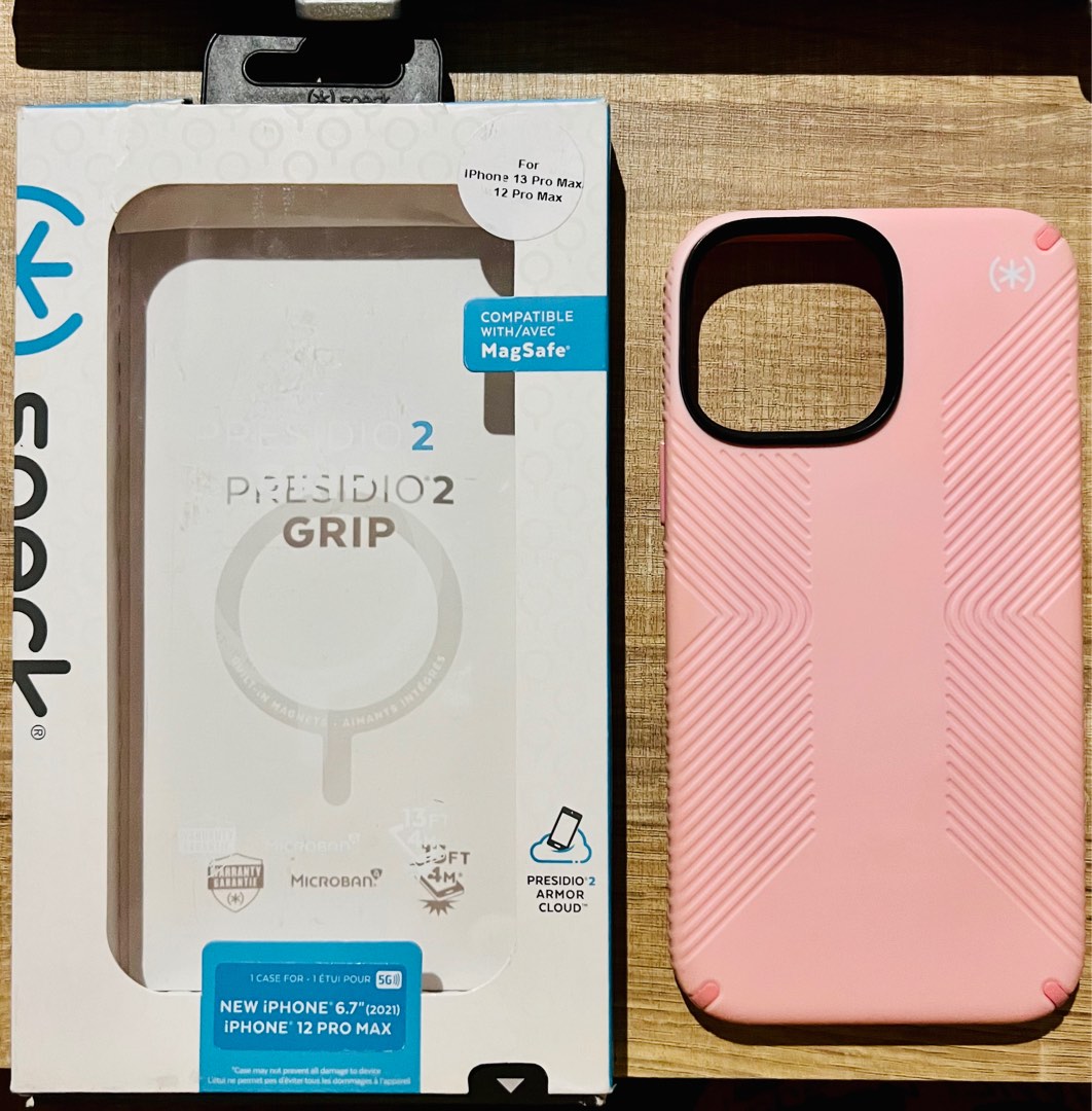 Rosy Vintage Speck Presidio 2 Grip for iPhone 13 Pro Max / iPhone 12