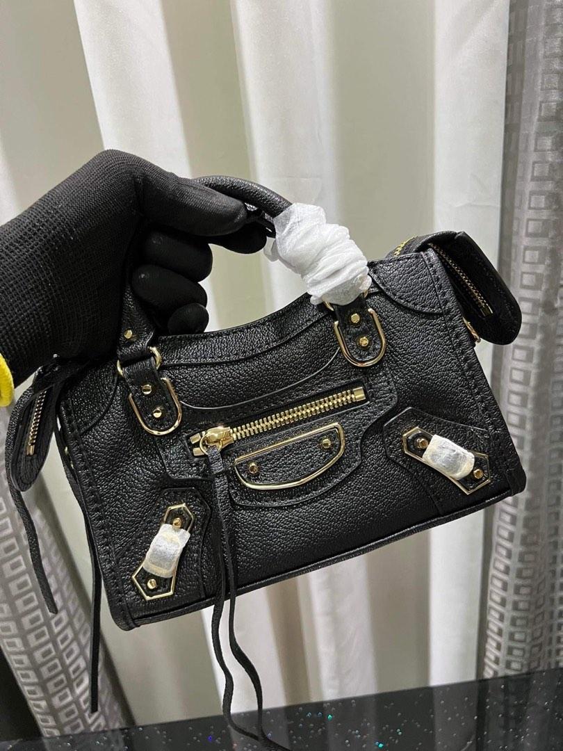 Balenciaga Neo Classic Shoulder Bag Mini Black Leather 86 inch Depth for  sale online  eBay
