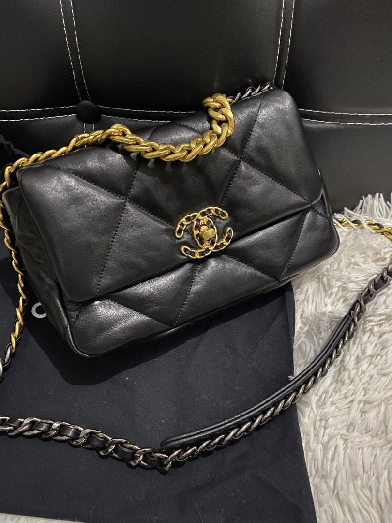 Chanel Mini Round Black Caviar Sling Bag Rose Gold Hardware