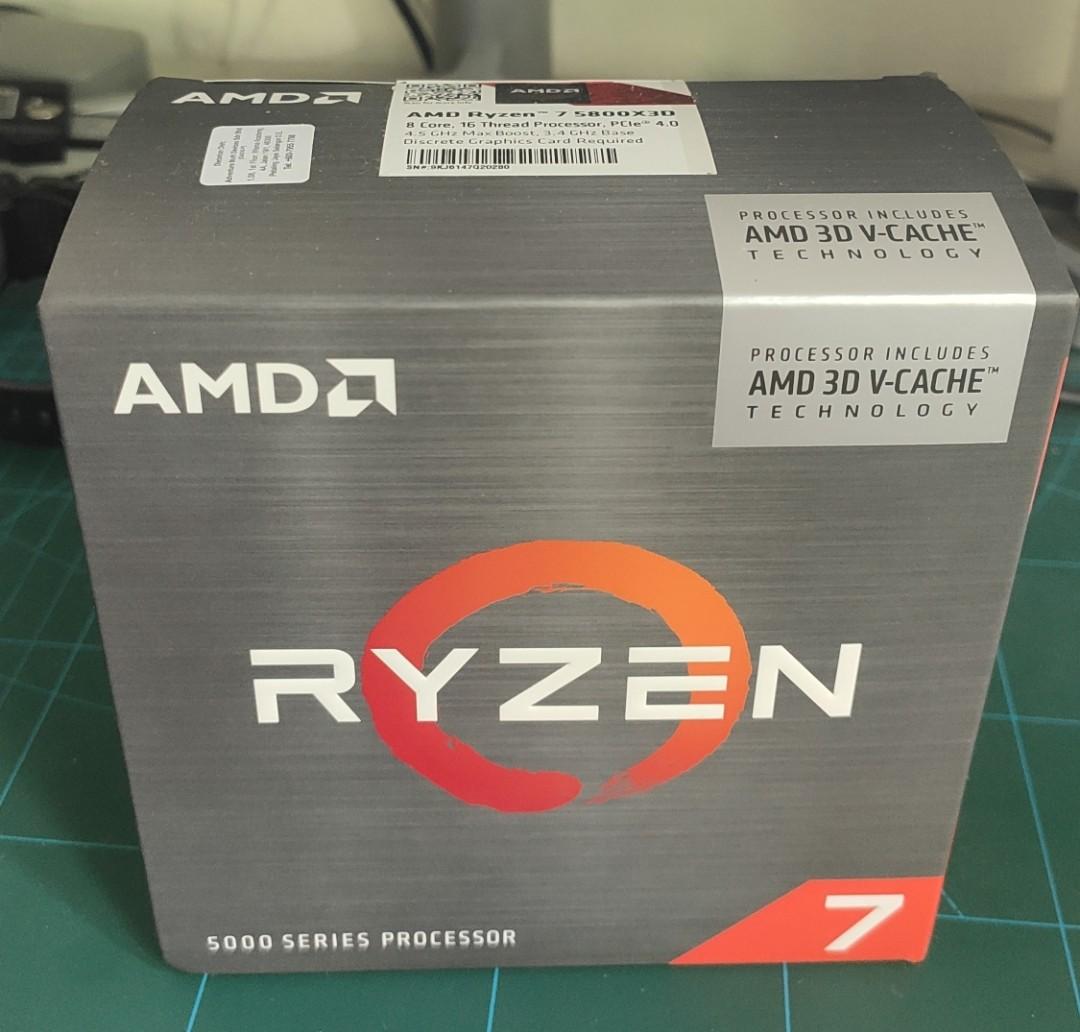 Ryzen 7 5800x3D, Computers & Tech, Parts & Accessories, Computer Parts ...