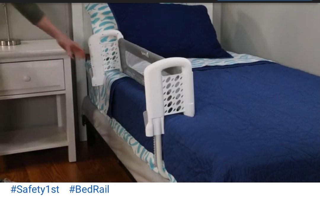 Safety first top of mattress bed rail store