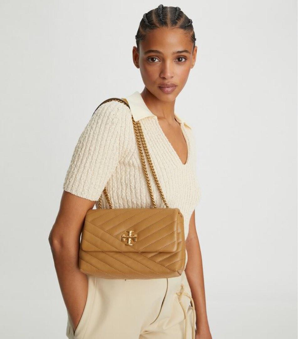 tory burch small kira leather convertible crossbody bag