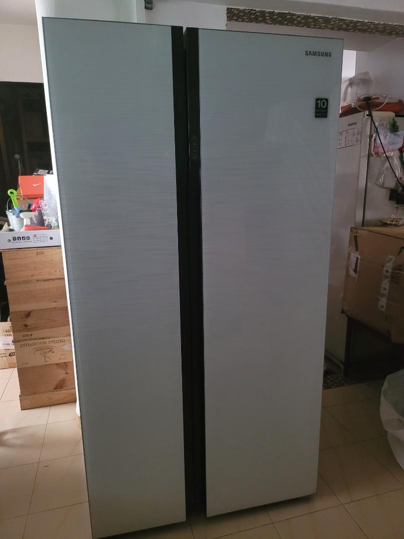 Samsung 2 door fridge refrigerator french door, TV & Home Appliances