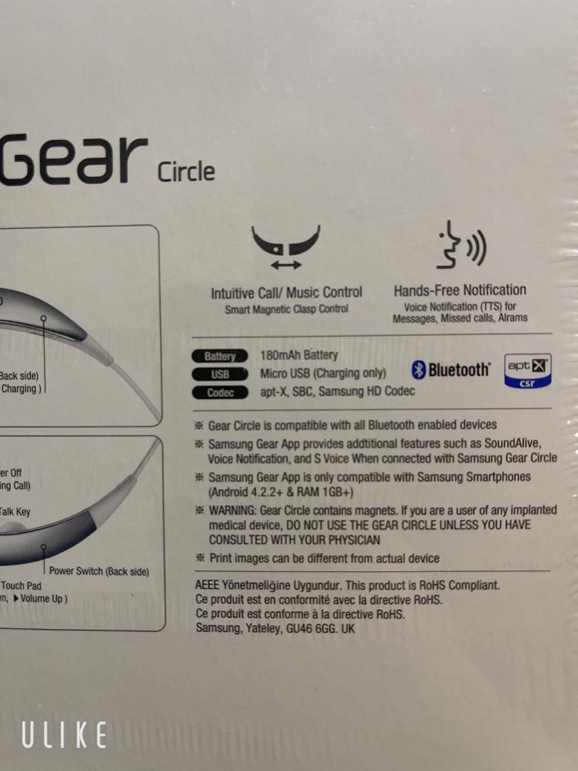 Samsung Gear Circle Headset Audio Headphones Headsets on Carousell