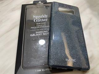 Samsung Note 8 glitter casing