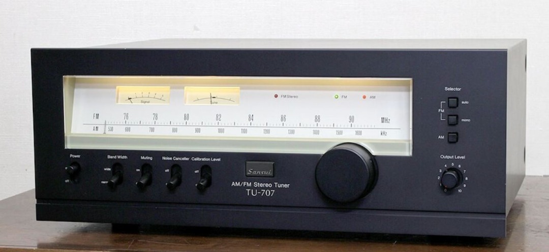 サンスイ　sansui ラジオチューナー　TU-707 SANSUI TU-707 FM/AM tuner 70's vintage tuner 1977 | eBay