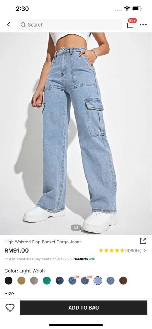 Pocket cargo jeans - Women
