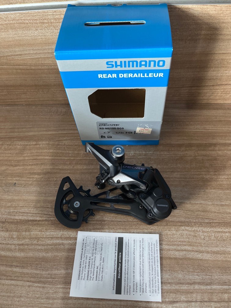 Shimano Deore 12 speed rear derailleur M6100 Sports Equipment Bicycles Parts Parts Accessories on Carousell