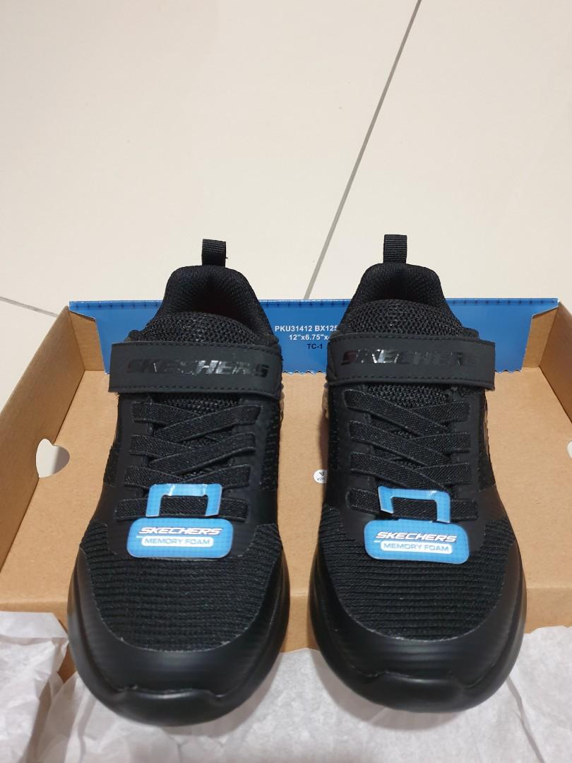 Skechers Kids Bounder School Shoes Black Babies Kids Babies