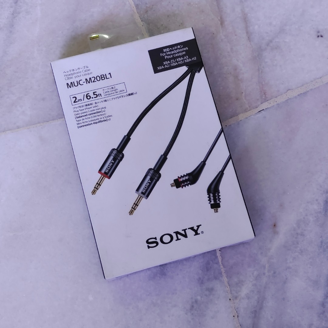 Sony MUC-M20BL1 Balanced Audio Cable for XBA-Z5 Headphones, Audio