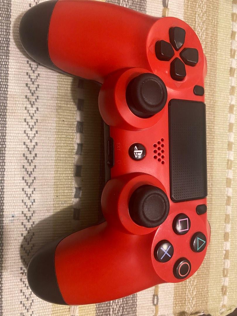 Sony PS4 DualShock 4 Wireless Controller Magma Red & Wave Blue, Video  Gaming, Gaming Accessories, Controllers on Carousell