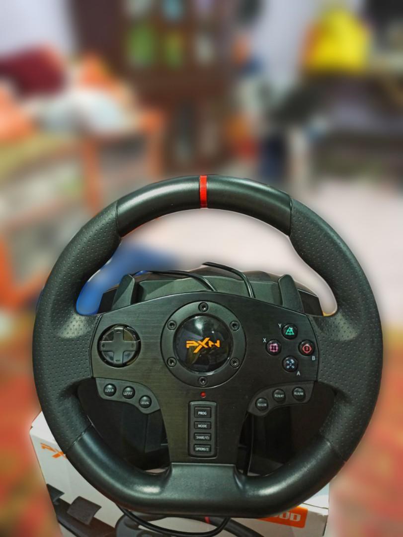 Steering Wheel PXN V900, Video Gaming, Gaming Accessories, Controllers