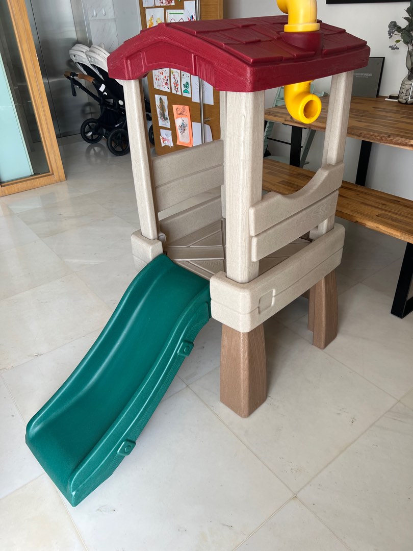 Step2 lookout treehouse climber slide, Babies & Kids, Infant Playtime