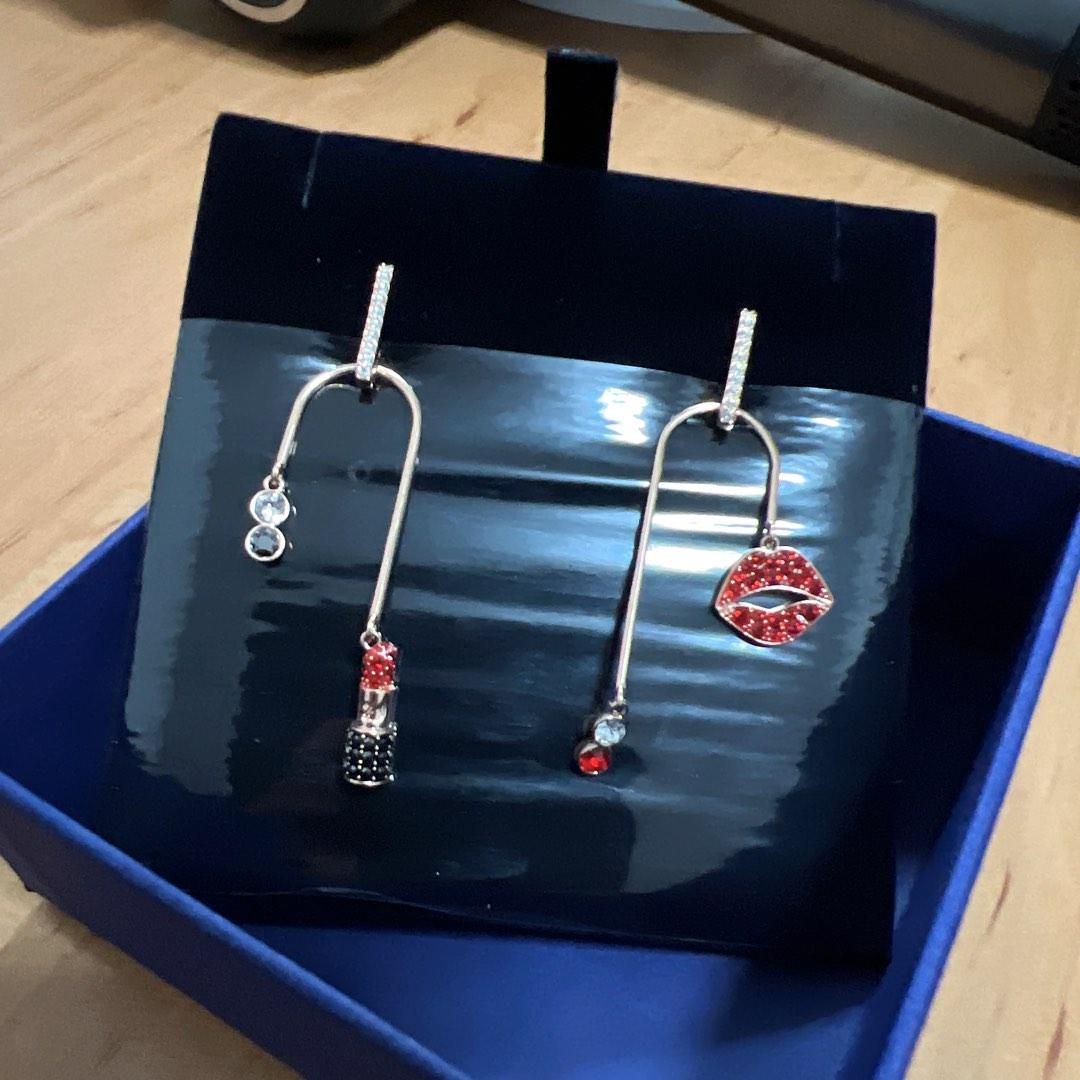Swarovski lipstick earrings outlet