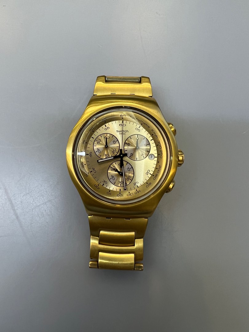 Swatch Irony Gold Men s Fashion Watches Accessories Watches