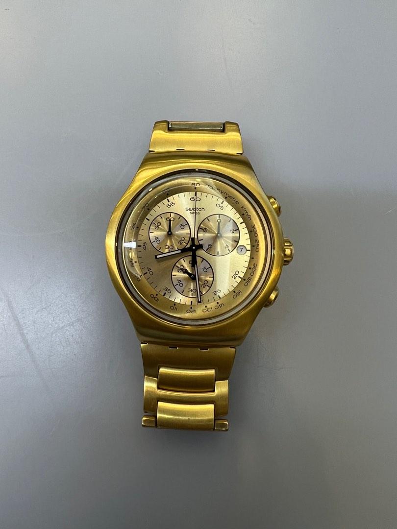 Swatch irony gold online