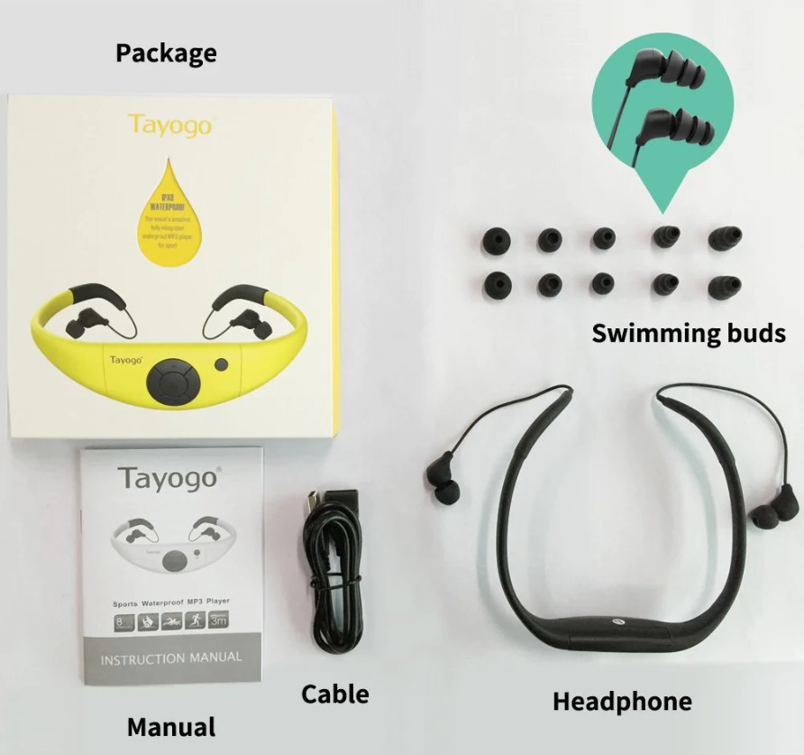 Tayogo waterproof mp3 player review top