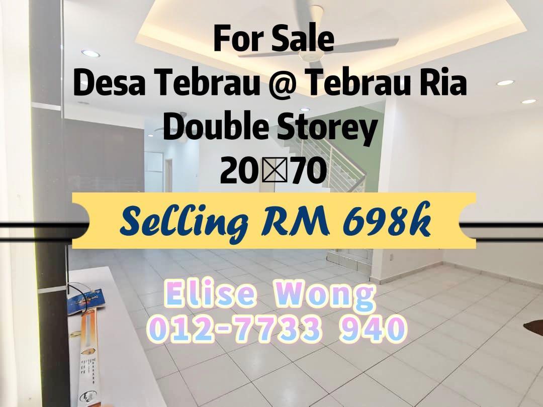Tebrau Ria Double Storey For Sale, Property, For Sale on Carousell