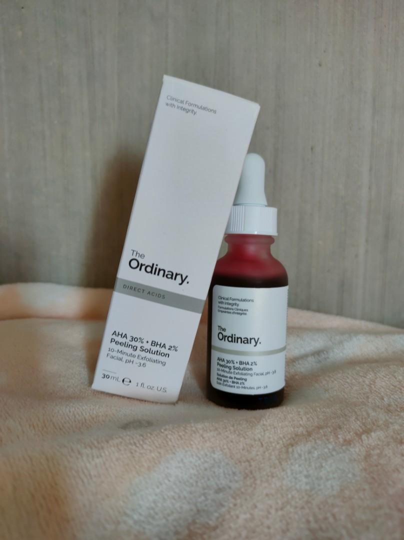 The ORDINARY AHA BHA Peeling Solution, Beauty & Personal Care, Face ...