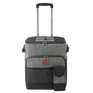 Thermal Insulated Trolley Bag Large Capacity Food Storage Picnic Bag Waterproof Easy To Carry Fruits Cooler Bag [SG]