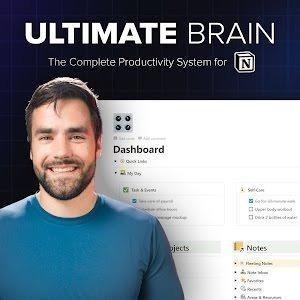 ULTIMATE Brain Notion Template by Thomas Frank (inspired by Building A