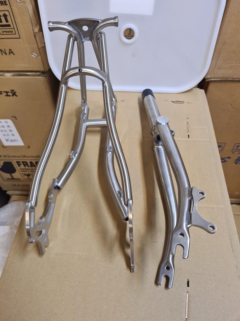 Brompton Titanium E haak Korte Type Geen Spatbord