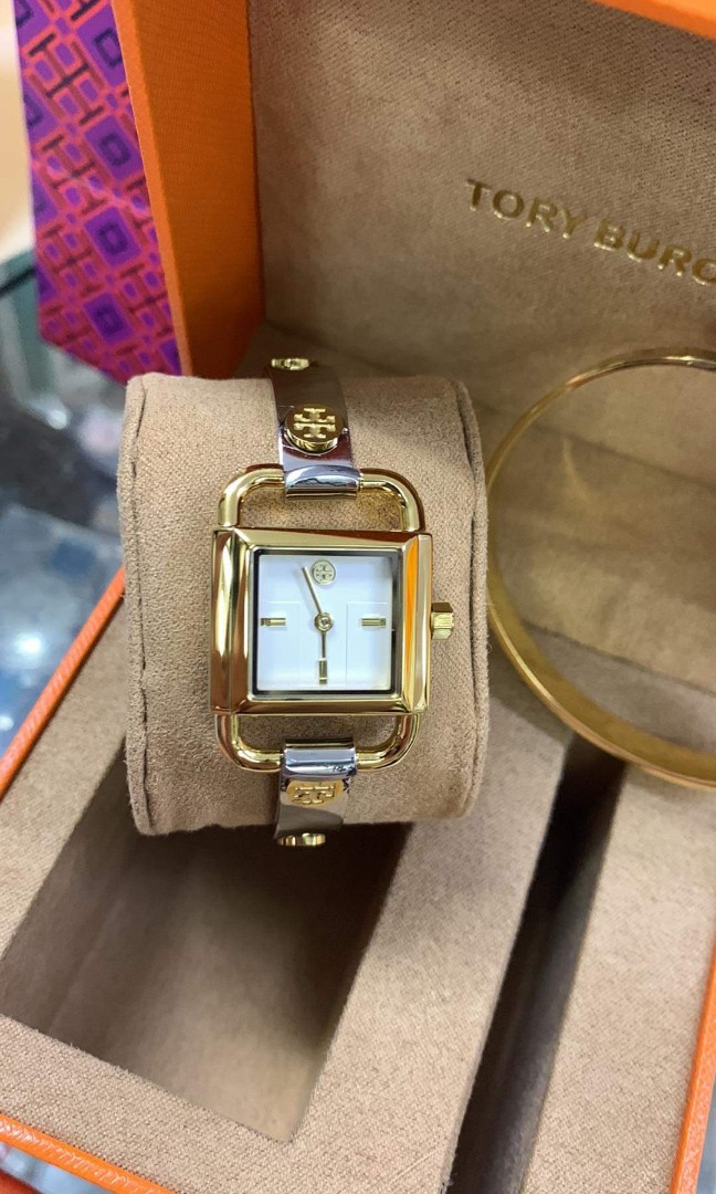 TORY BURCH interchangeable bangle watch, Luxury, Watches on Carousell