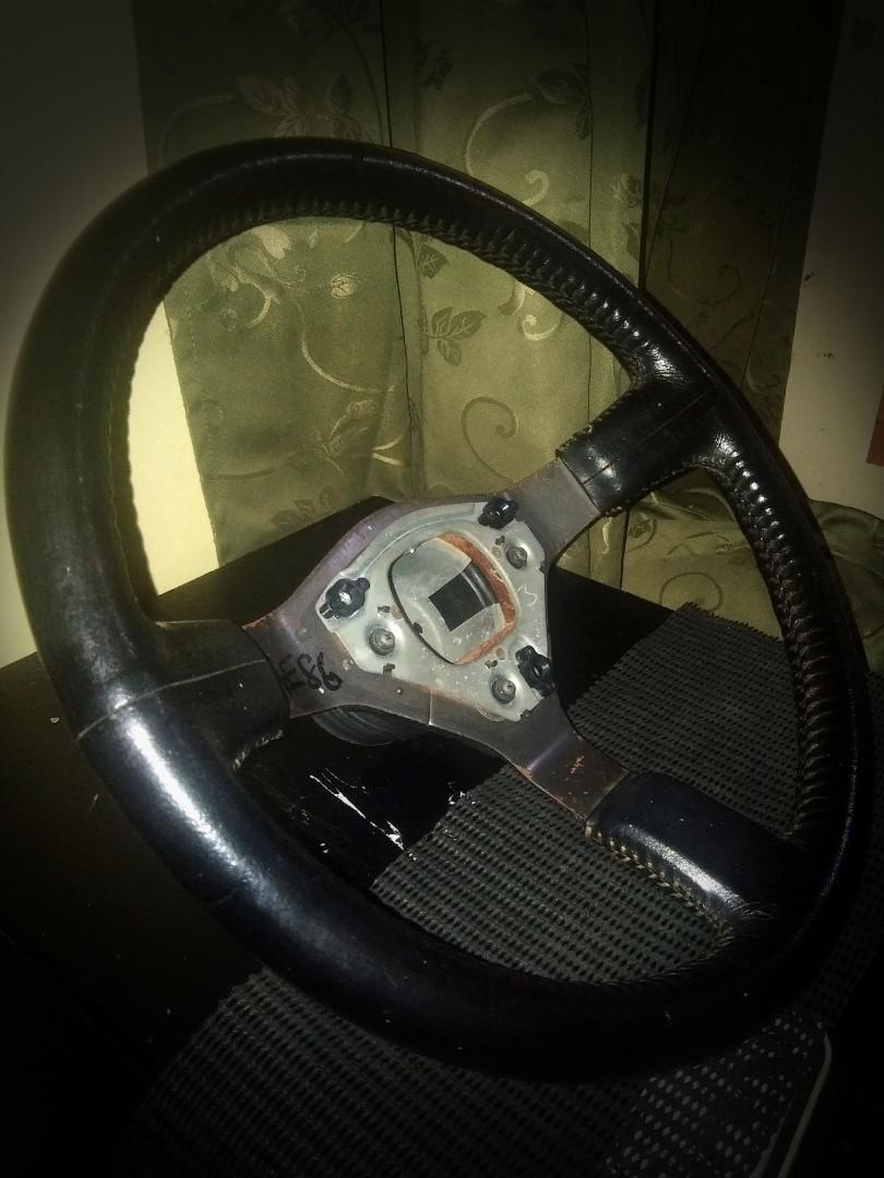 TOYOTA AE86 STEERING WHEEL JDM, Auto Accessories on Carousell