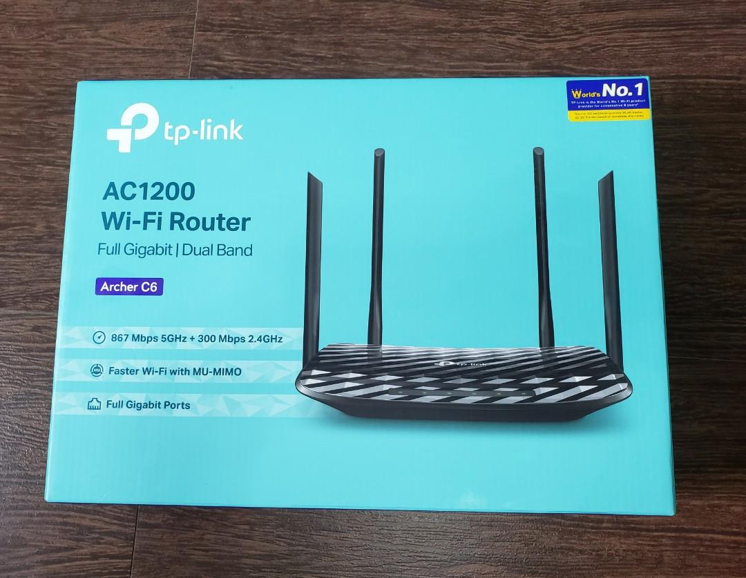 tp-link AC 1200 Wi-Fi Router, Computers & Tech, Office & Business ...