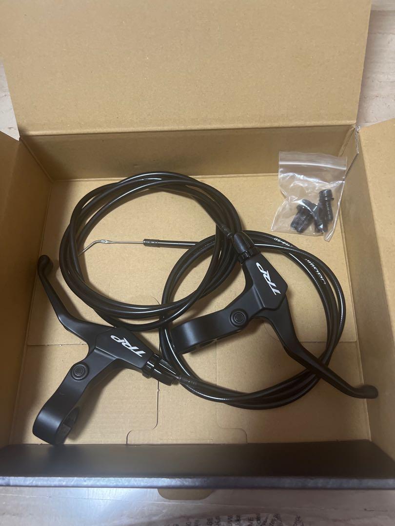 TRP Spyre Carbon brake set - Birdy, Sports Equipment, Bicycles & Parts ...