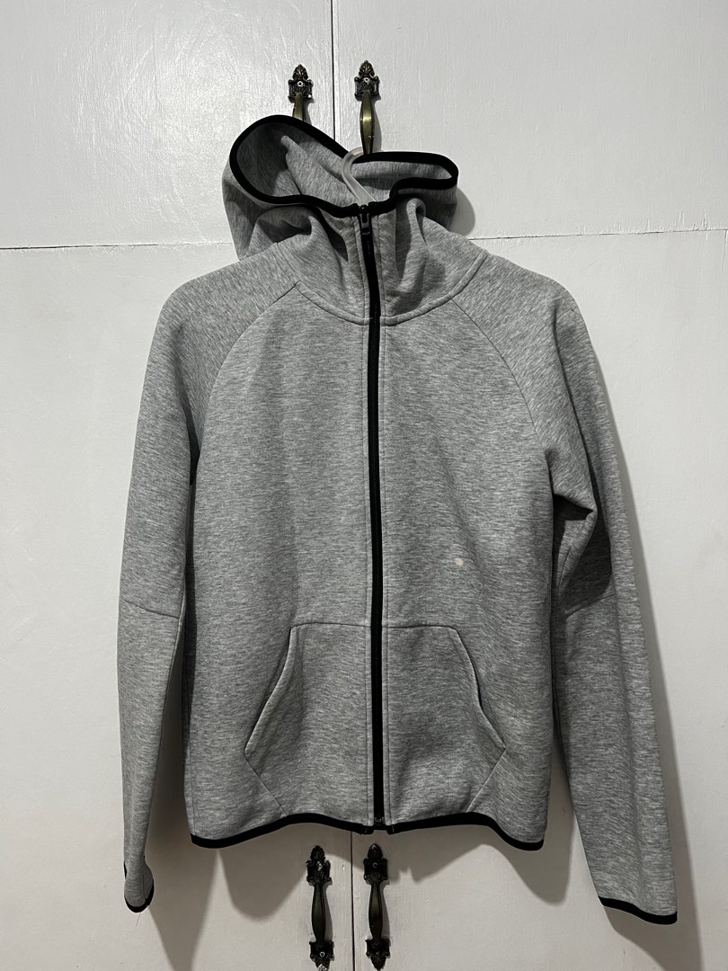 Sweat pull femme uniqlo jaune polyester taille XS zippé
