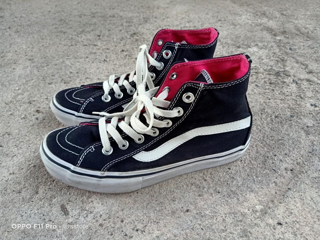 High cut top vans shoes